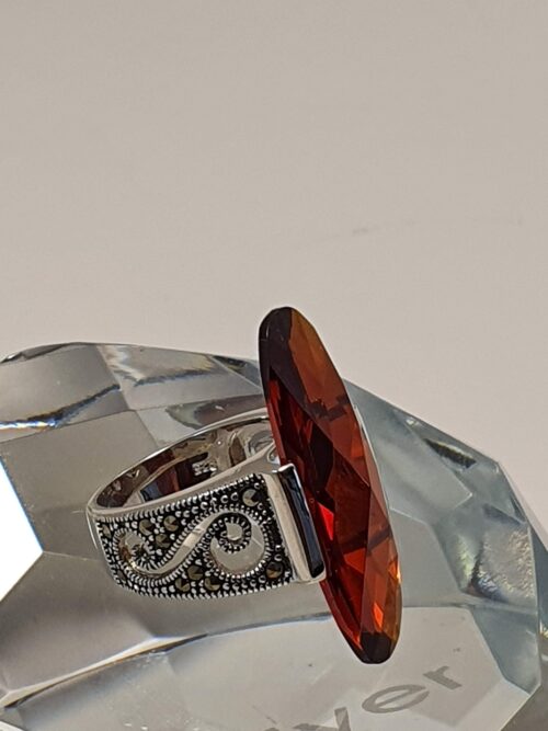 кольцо "воздушный гранат"